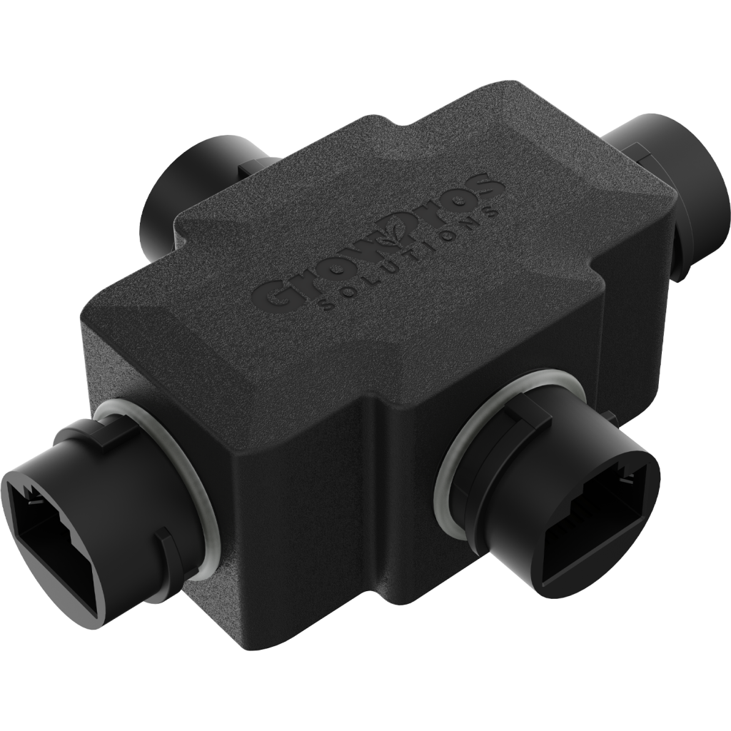 1 to 3 RJ45 Data Splitter for Push Lock Data Link