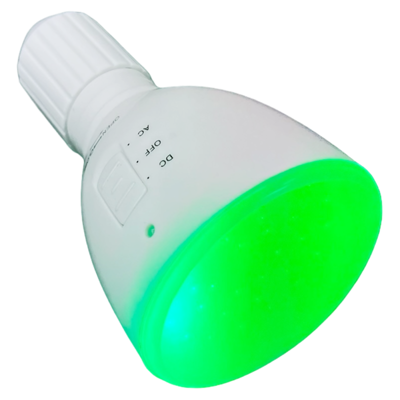 Green spectrum light bulb
