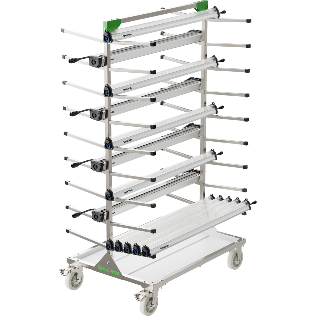 Under Canopy Light Storage Rack