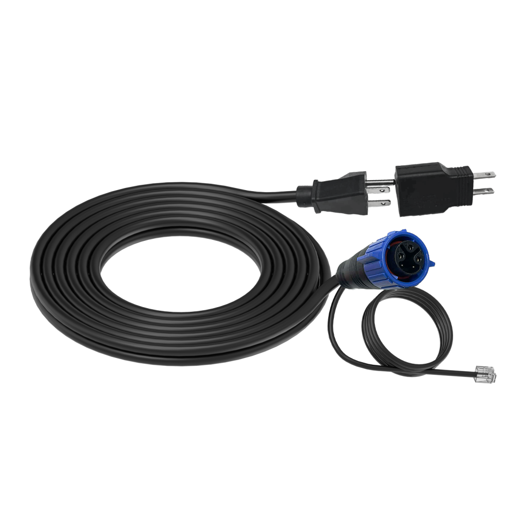 Under Canopy Light Power Cord 120V with attached Data Cable