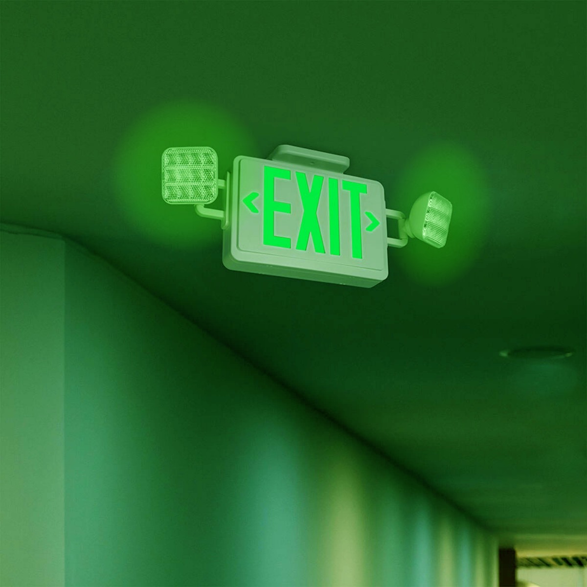 Exit Green Light Sign Combo - Image 7