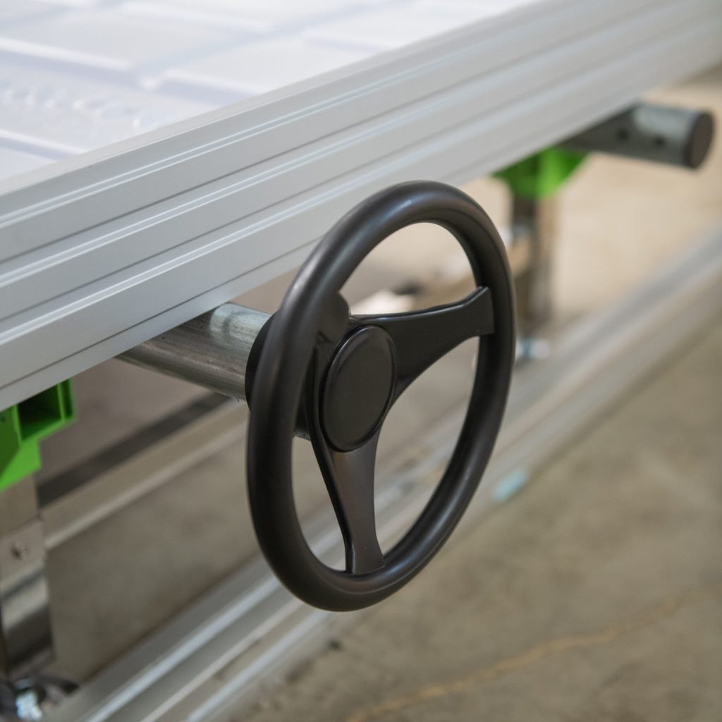 Grow Rolling Benches Stainless Steel