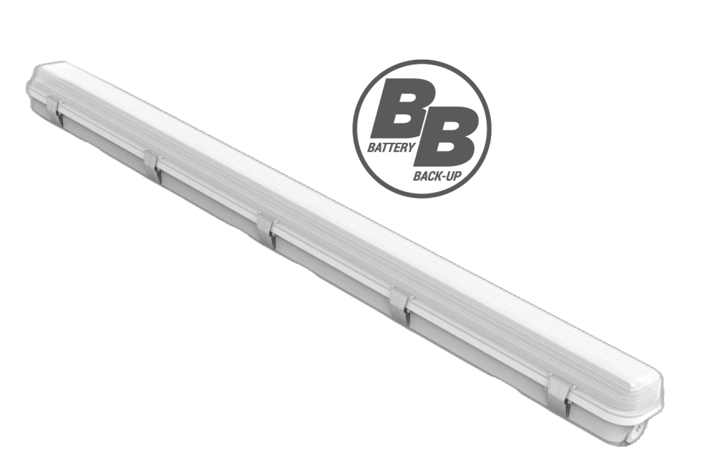 Emergency Green Light Battery Backup 4Ft