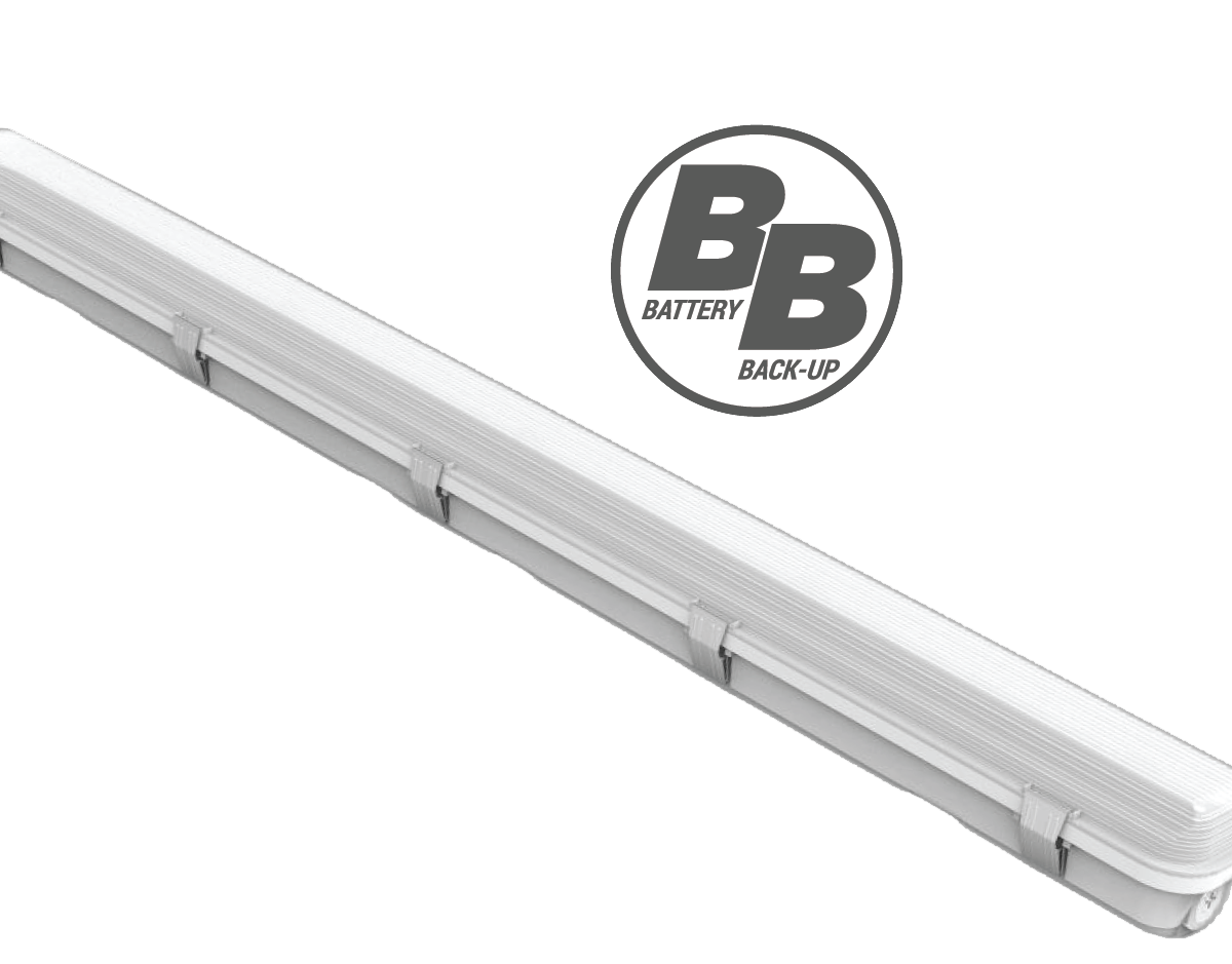 Emergency Green Light Battery Backup 4Ft - Image 1