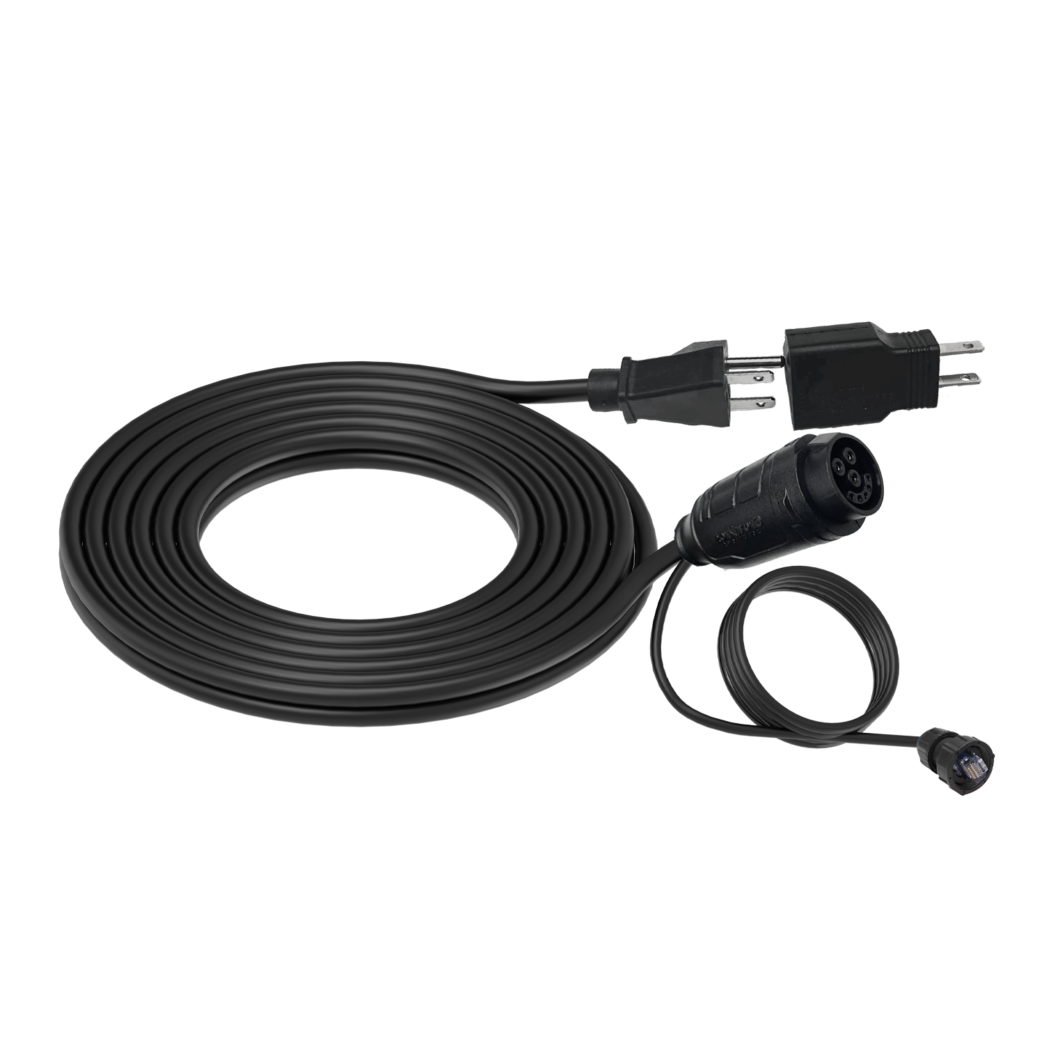 Under Canopy Light Power Cord 120V with attached Data Cable - Image 1