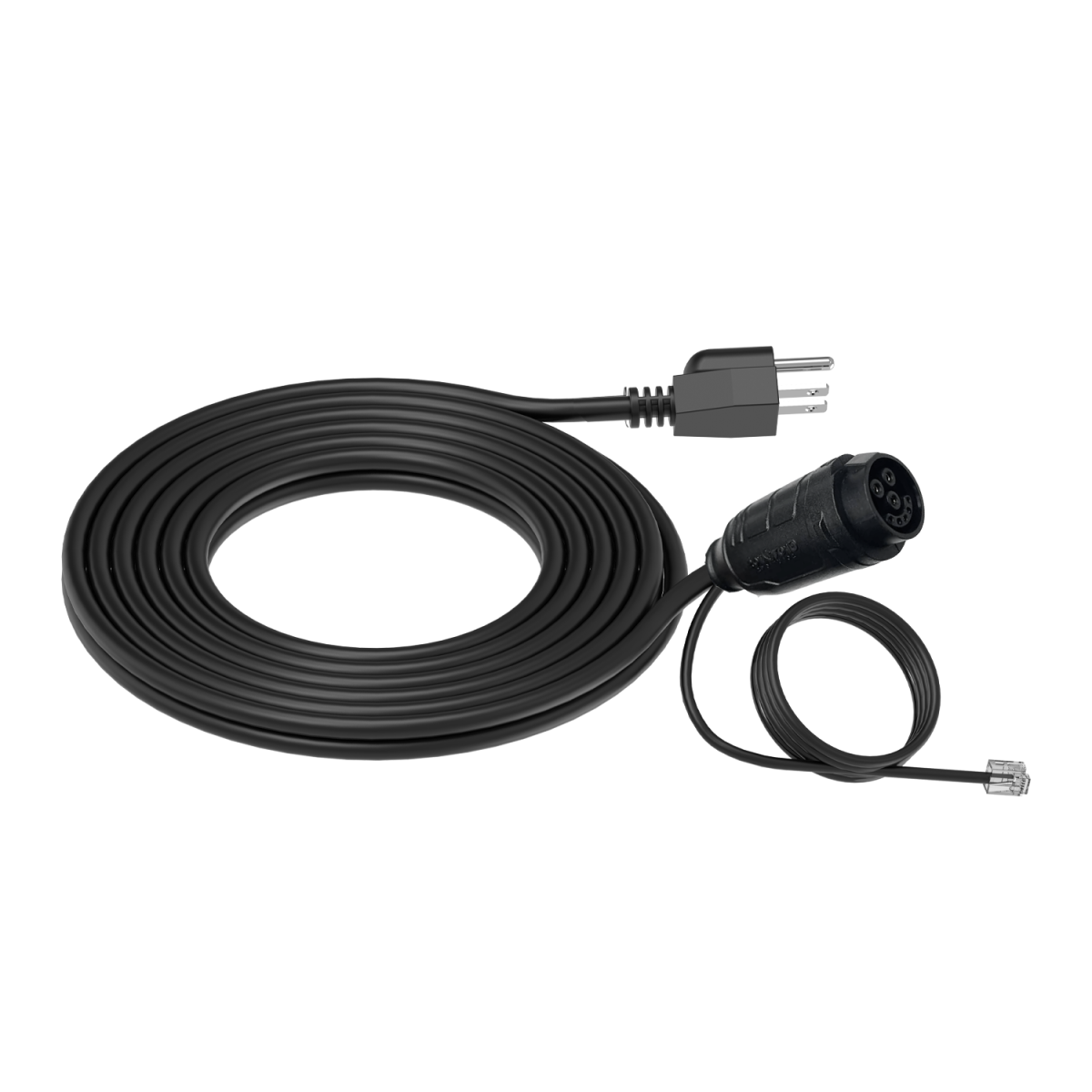Under Canopy Light Power Cord 240V (NEMA 6-15P - double flat + ground) with attached Data Cable - Image 2