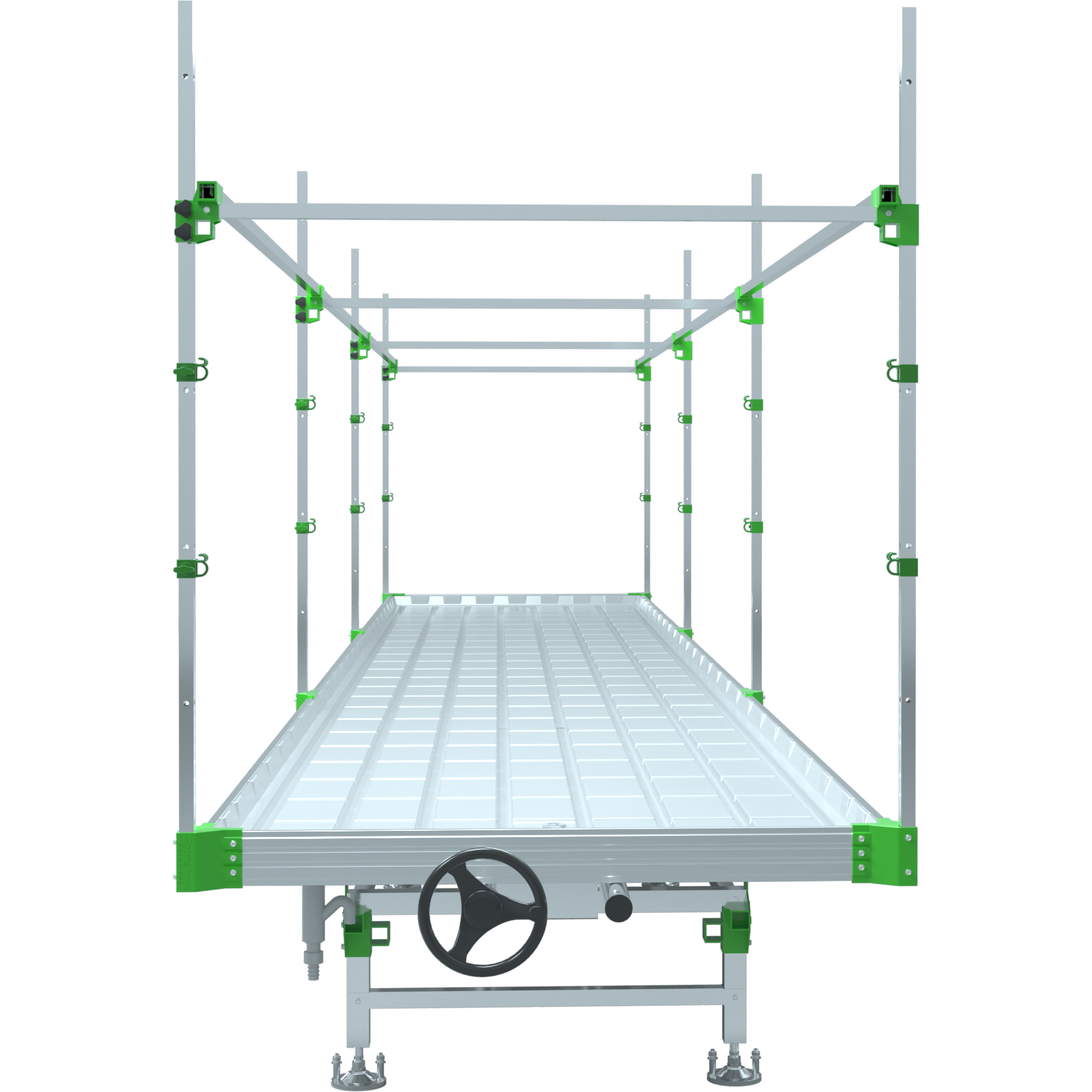 Grow Rolling Benches Stainless Steel - Image 1