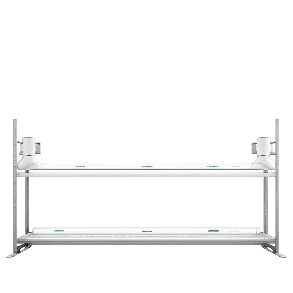 Single-Tier Grow Rolling Rack Stainless Steel - Image 2